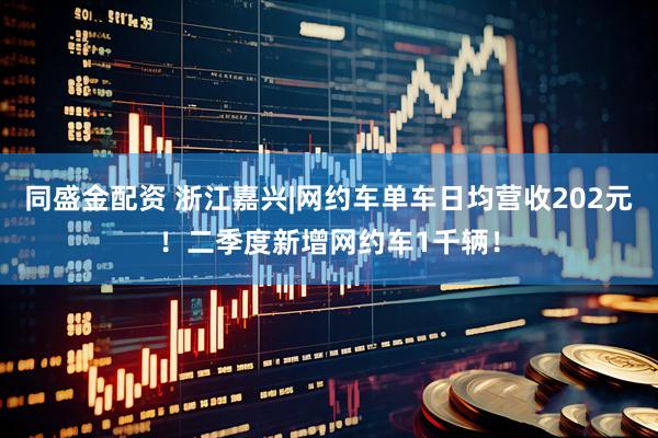 同盛金配资 浙江嘉兴|网约车单车日均营收202元！二季度新增网约车1千辆！